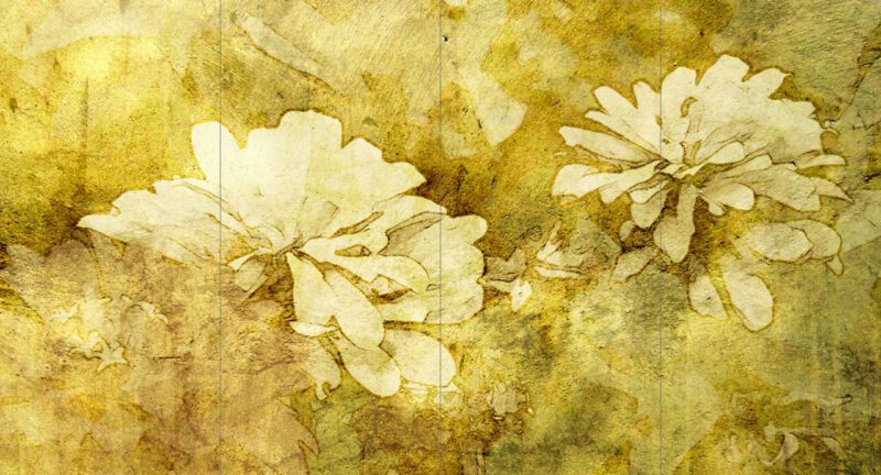 Tapete_500x270_Bahnen_Muster_Blumen_Gold
