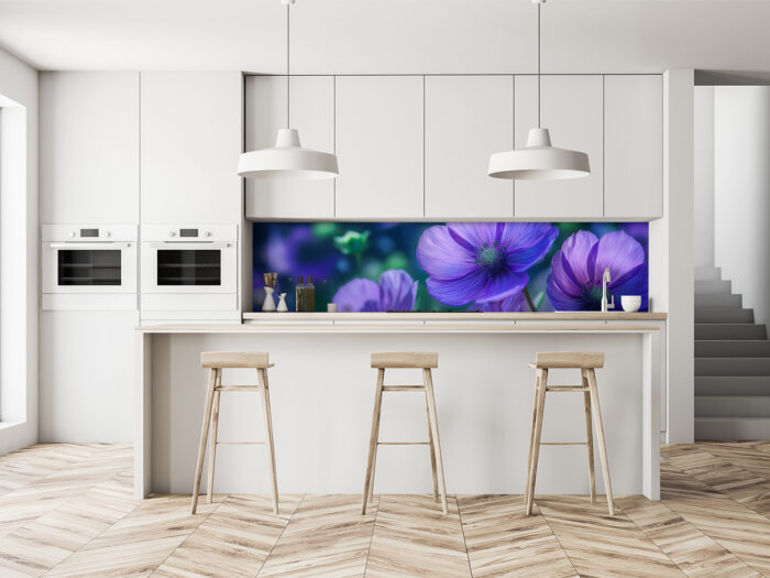 Küchenrückwand_lila_Blumen_250x60