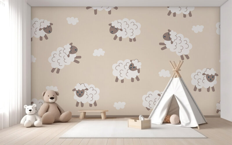 Kinderzimmer Schafe