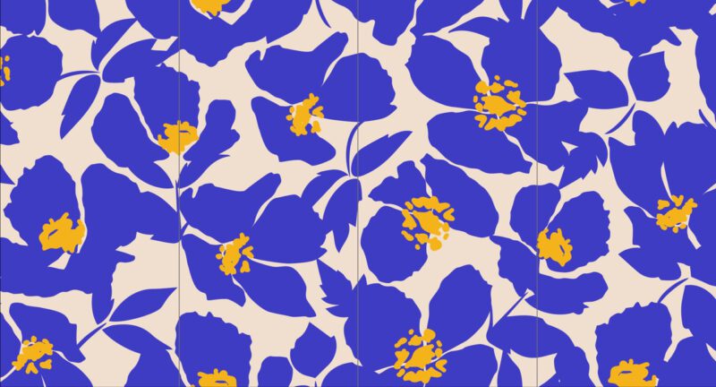 Tapete modern flowers
