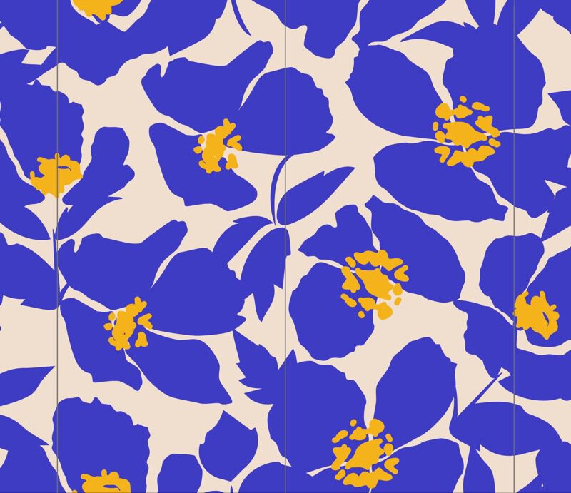 Tapete modern flowers
