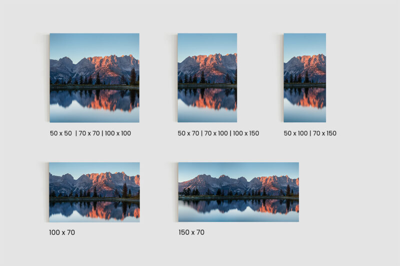 Akustikbild Berge
