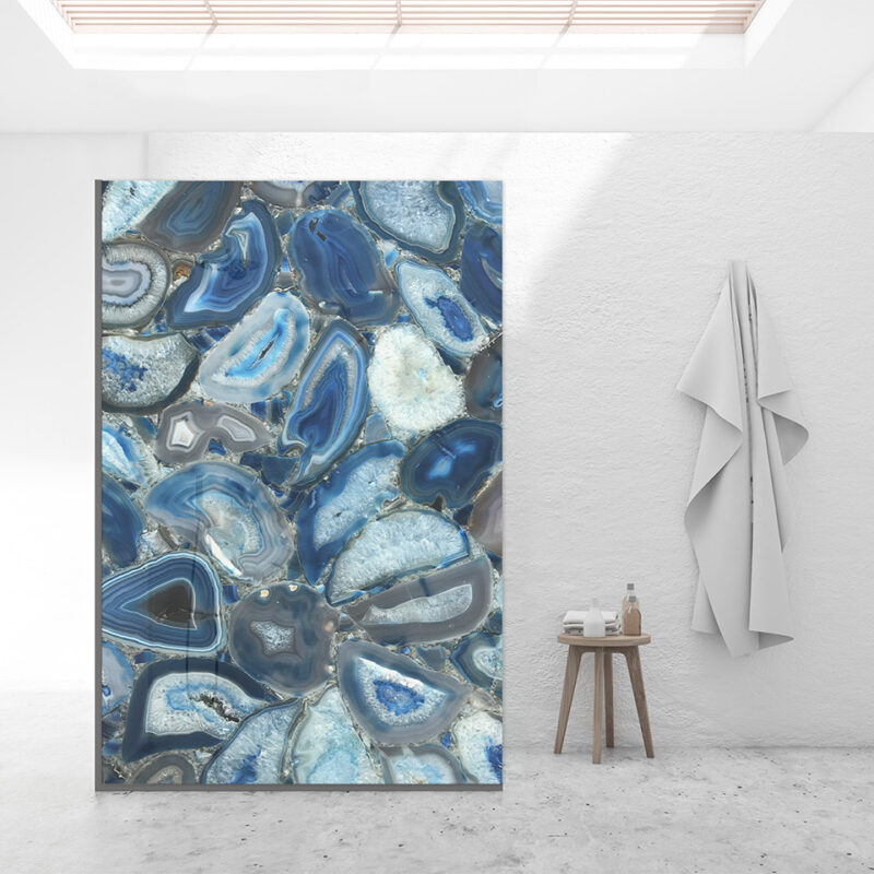 Duschtrennwand Blue Stones 140x210
