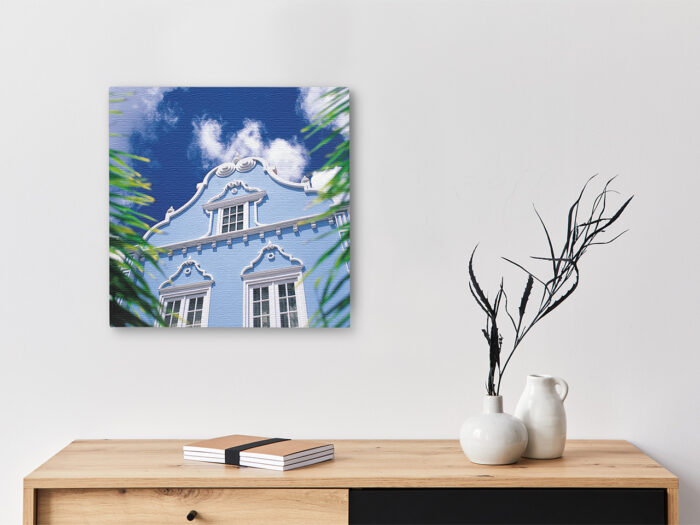Keilrahmenbild Haus