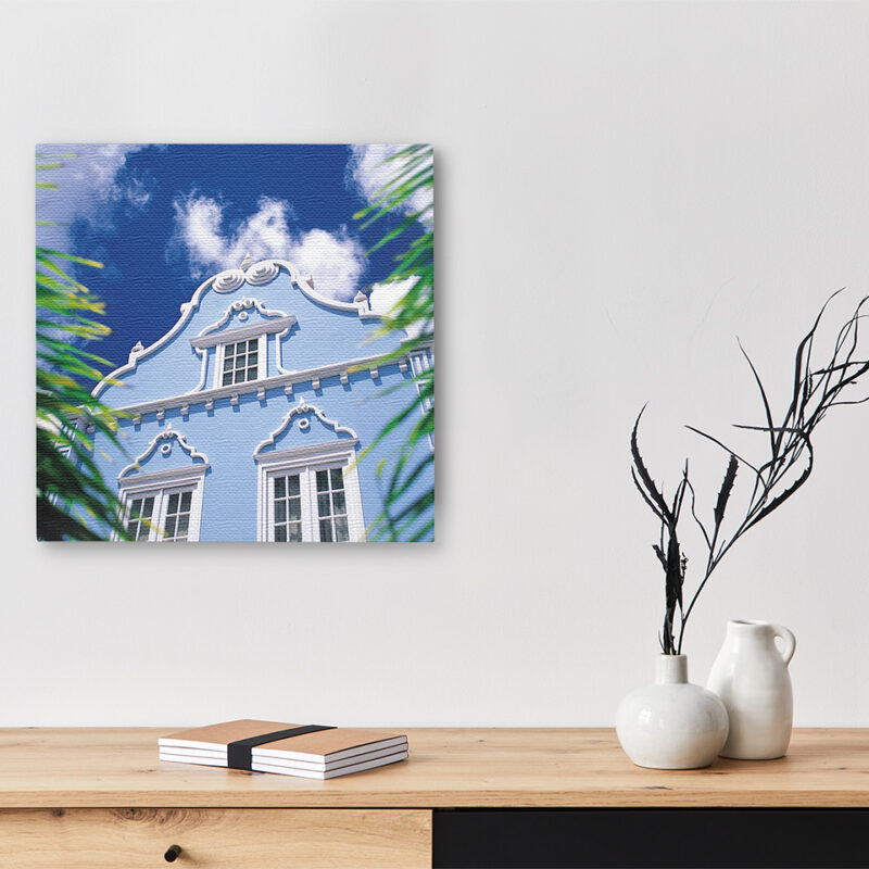 Keilrahmenbild Haus