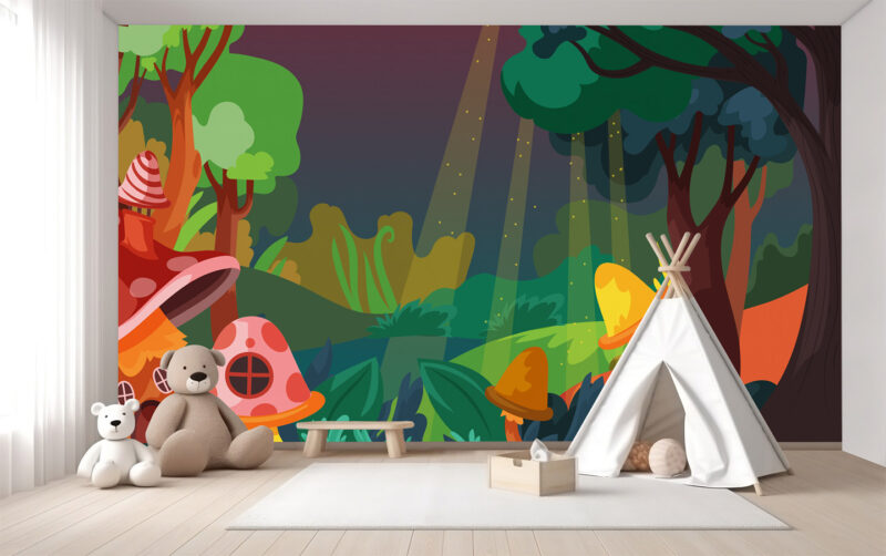 Kinderzimmer Wald