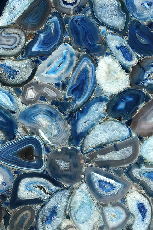Dusche Blue Stones
