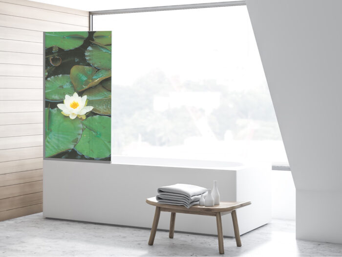 Badezimmerglas_Seerose_80x140