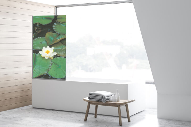 Badezimmerglas_Seerose_80x140