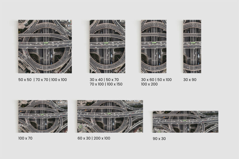 Glasbild_Größen_Autobahn