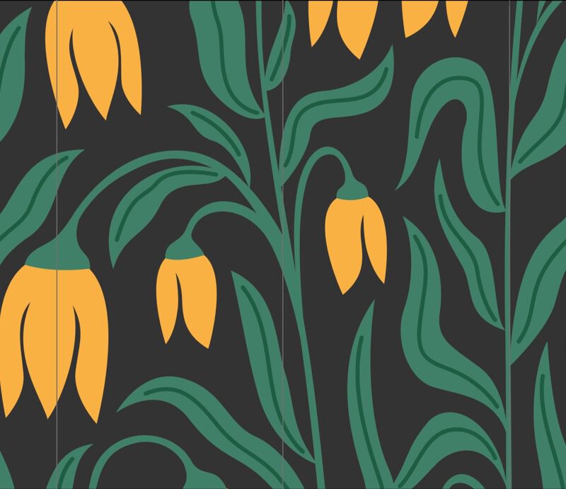 Tapete Tulpen