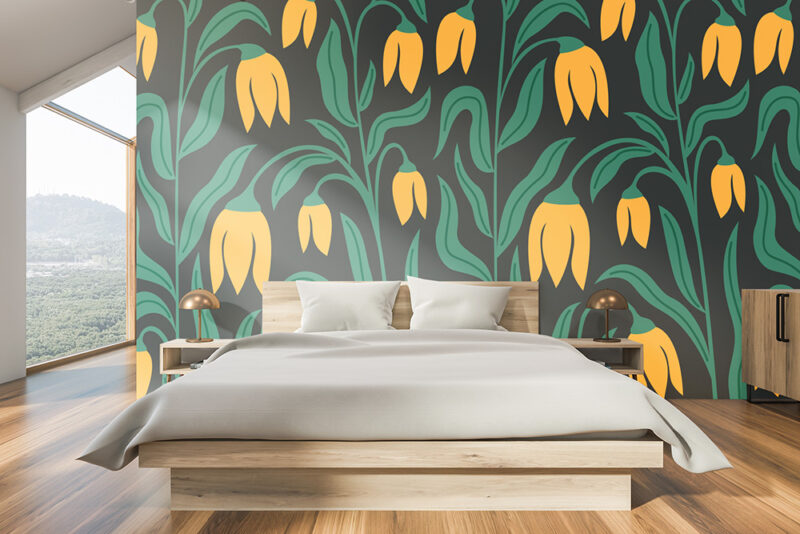 Tapete_Schlafzimmer_Tulpen