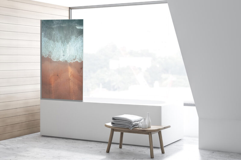 Duschtrennwand für Badewannen Meeresrausch