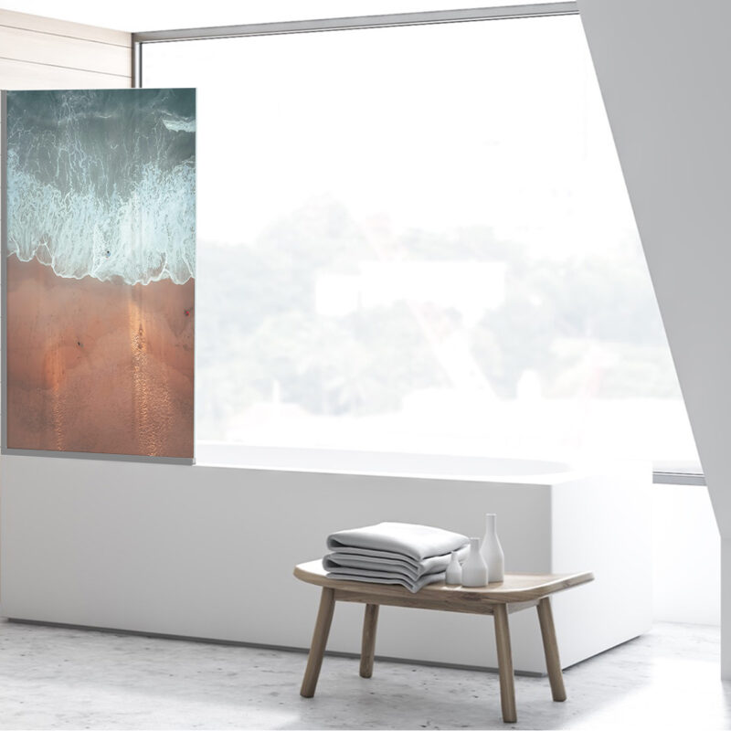 Duschtrennwand für Badewannen Meeresrausch