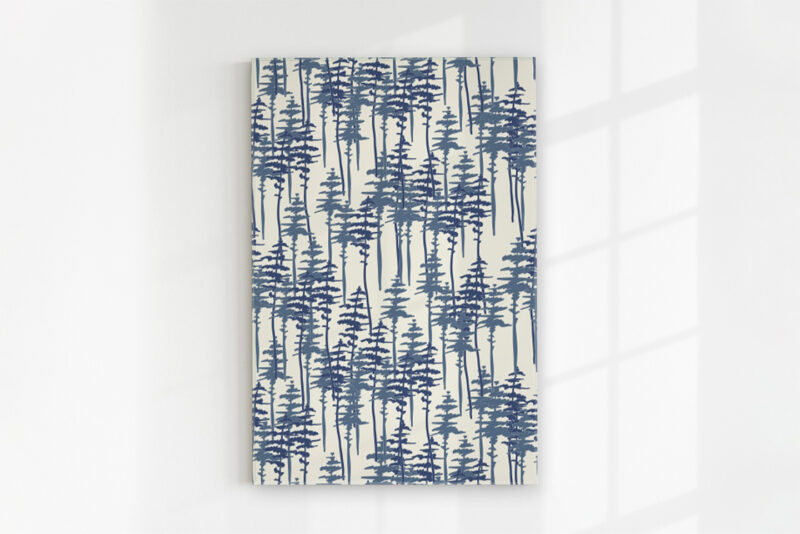 Glasbild_Baummuster Glasbild Baummuster