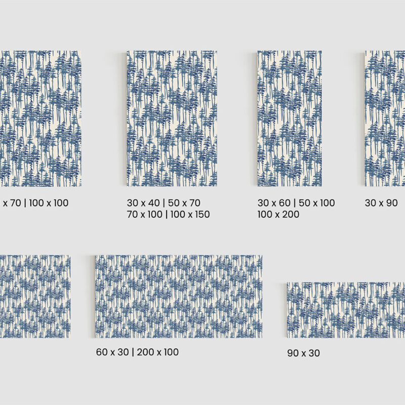 Glasbild_Baummuster_Größen Glasbild Baummuster