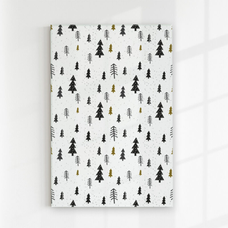 Glasbild_abstrakte-Baumlandschaft Glasbild abstrakte Baumlandschaft