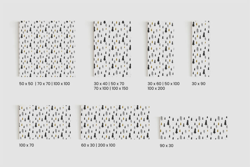 Glasbild_abstrakte-Baumlandschaft_Größen Glasbild abstrakte Baumlandschaft