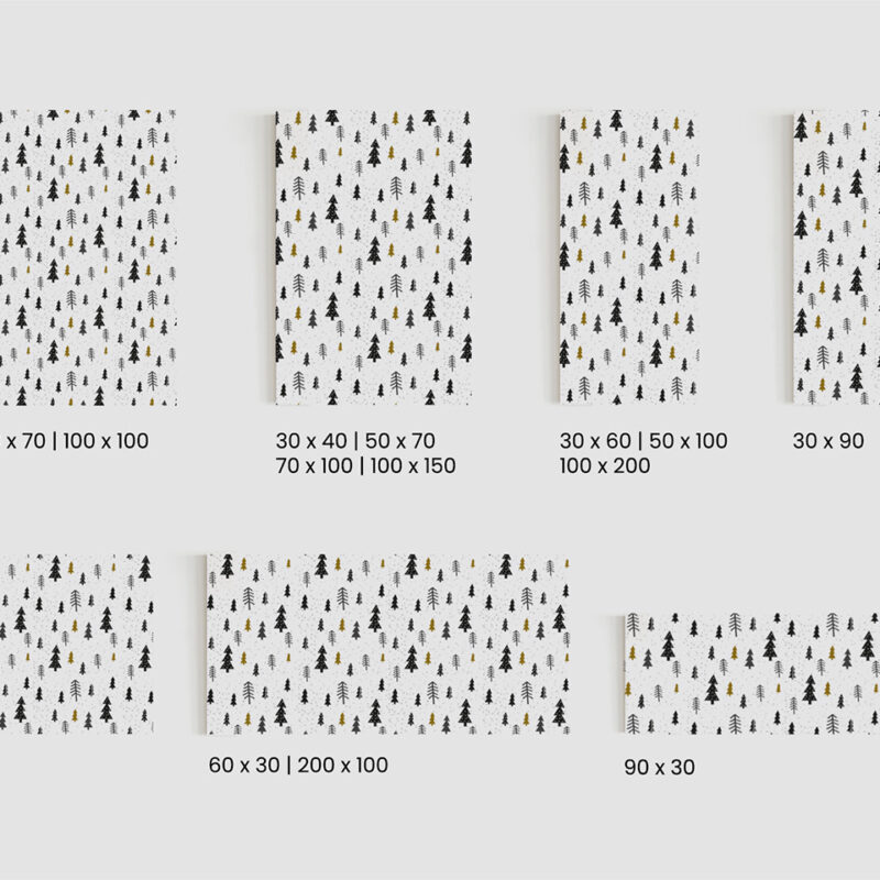 Glasbild_abstrakte-Baumlandschaft_Größen Glasbild abstrakte Baumlandschaft