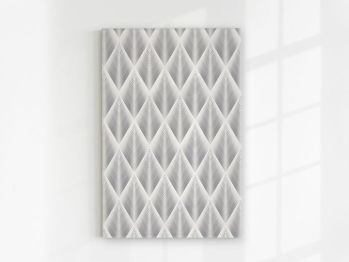 Glasbild_geometric-flowers Glasbild geometric flowers