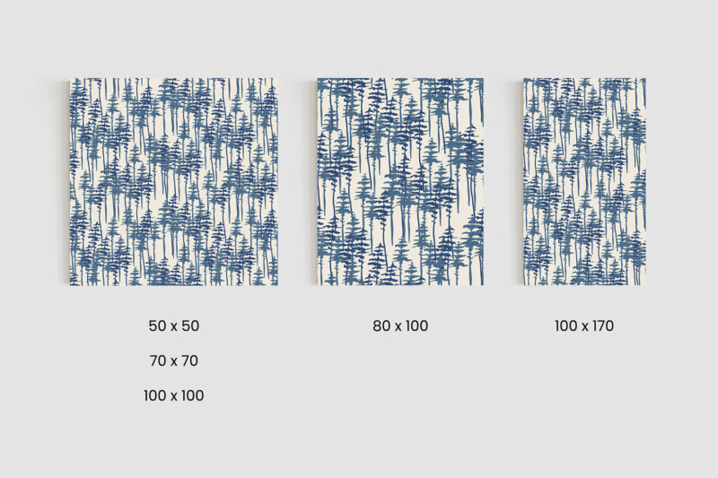 Größen_Metallbild_Baummuster Metallbild Baummuster