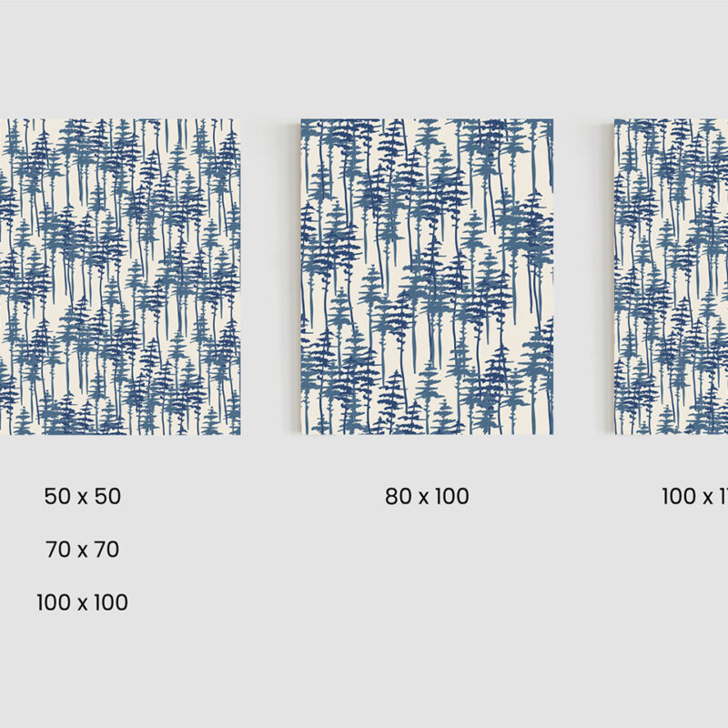 Größen_Metallbild_Baummuster Metallbild Baummuster