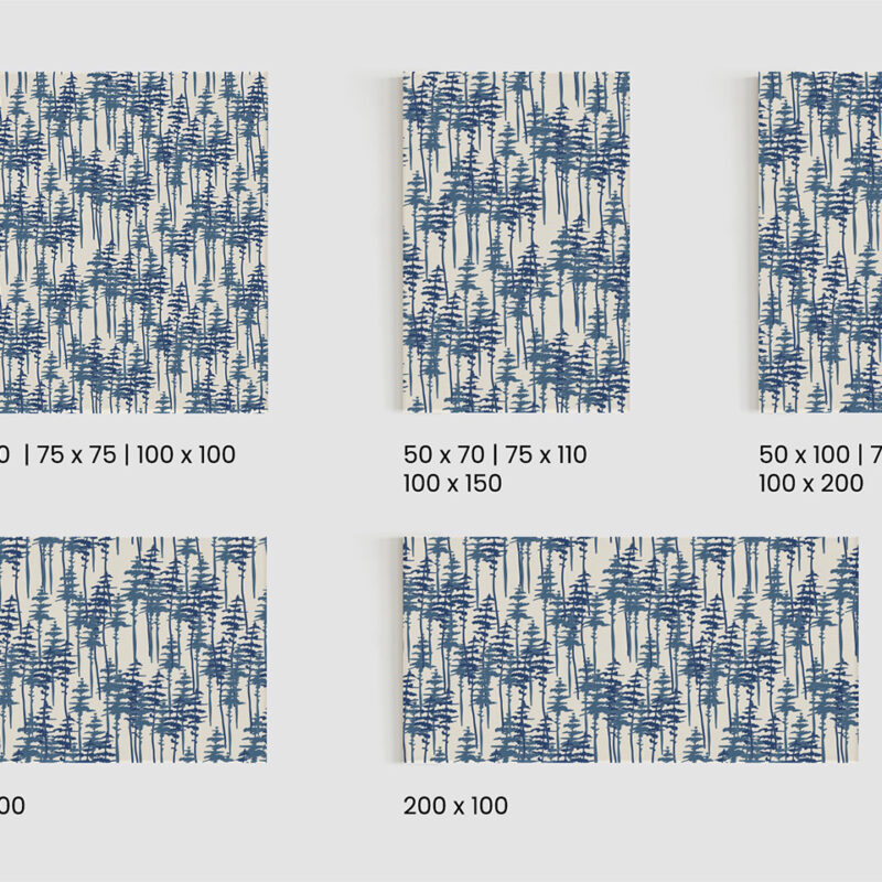 Keilrahmenbild_Baummuster_Größen Keilrahmenbild Baummuster
