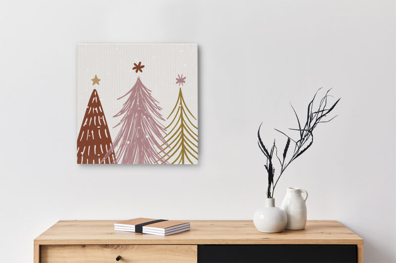 Keilrahmenbild_Christmastrees Keilrahmenbild Christmastrees