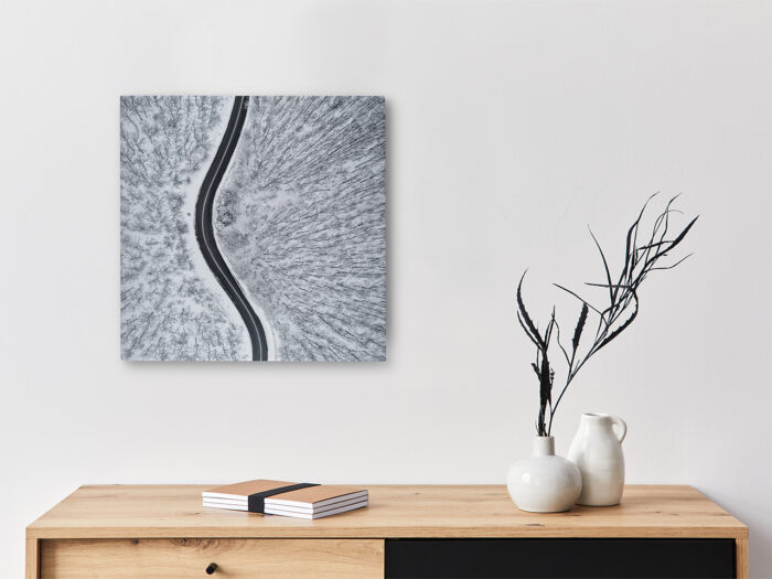 Keilrahmenbild_Winterstraße Keilrahmenbild Winterstraße