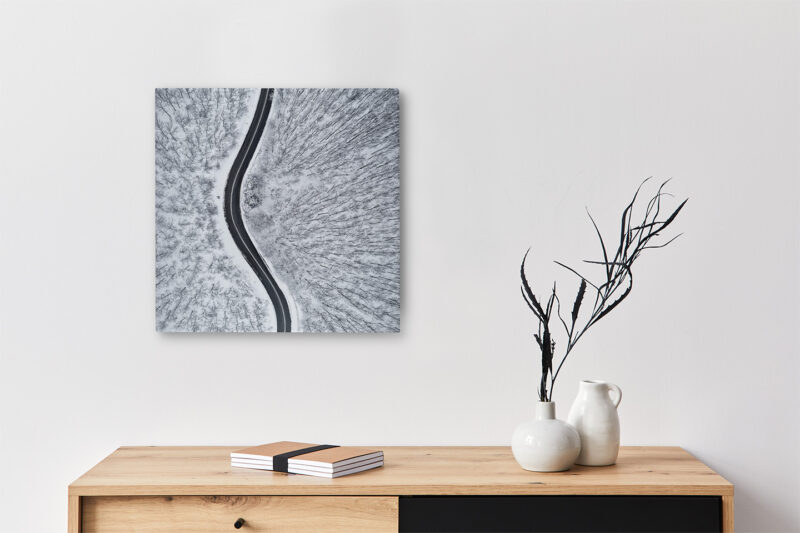 Keilrahmenbild_Winterstraße Keilrahmenbild Winterstraße