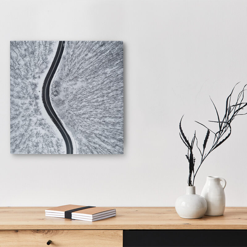 Keilrahmenbild_Winterstraße Keilrahmenbild Winterstraße