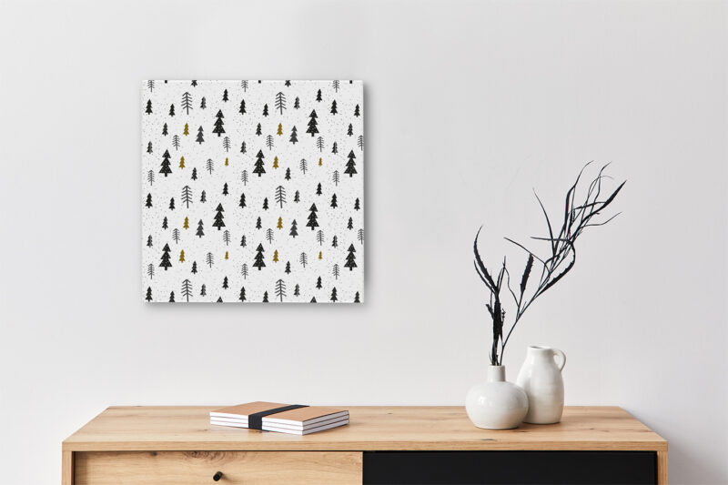 Keilrahmenbild_abstrakte-Baumlandschaft Keilrahmenbild abstrakte Baumlandschaft