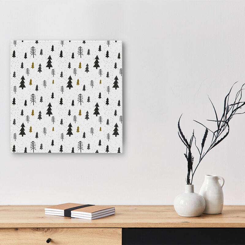 Keilrahmenbild_abstrakte-Baumlandschaft Keilrahmenbild abstrakte Baumlandschaft