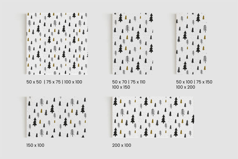Keilrahmenbild_abstrakte-Baumlandschaft_Größen Keilrahmenbild abstrakte Baumlandschaft