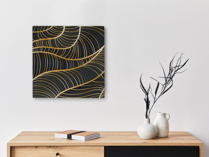 Keilrahmenbild_golden-lines Keilrahmenbild Golden Lines