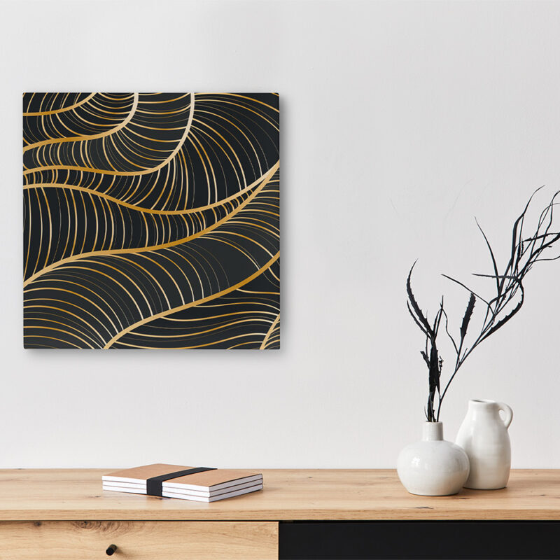 Keilrahmenbild_golden-lines Keilrahmenbild Golden Lines