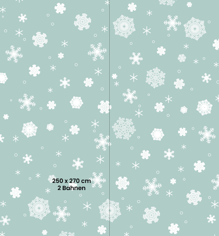Kindertapete_250x270_Bahnen_Schneeflocken Kindertapete Schneeflocken