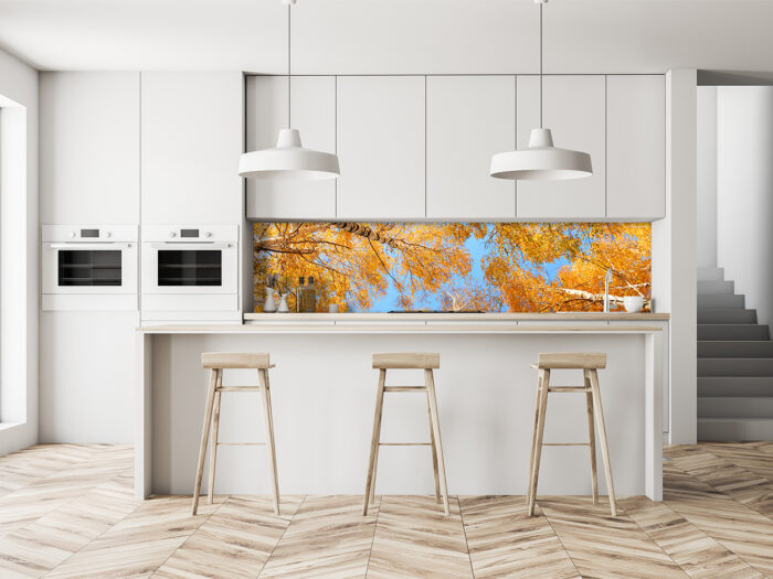 Küchenrückwand Herbstwald
