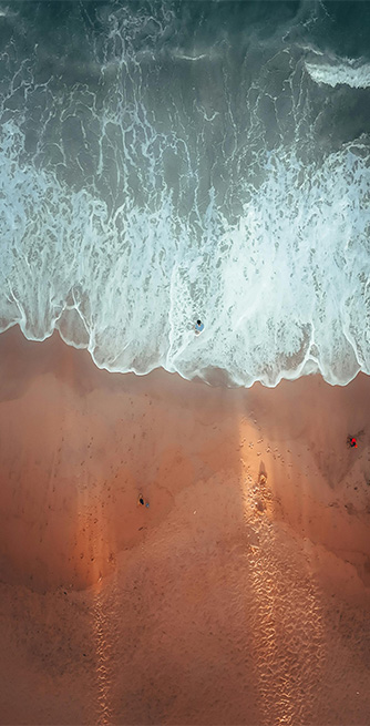 Duschtrennwand für Badewannen Meeresrausch