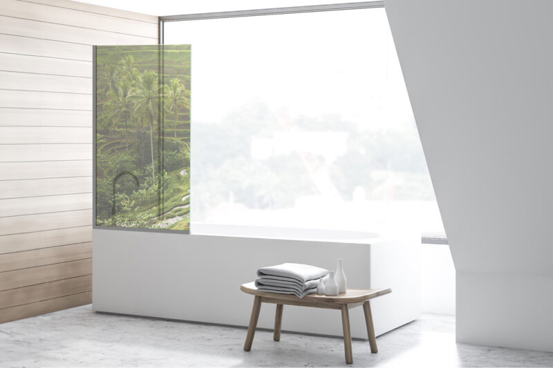 Duschtrennwand für Badewannen Bali