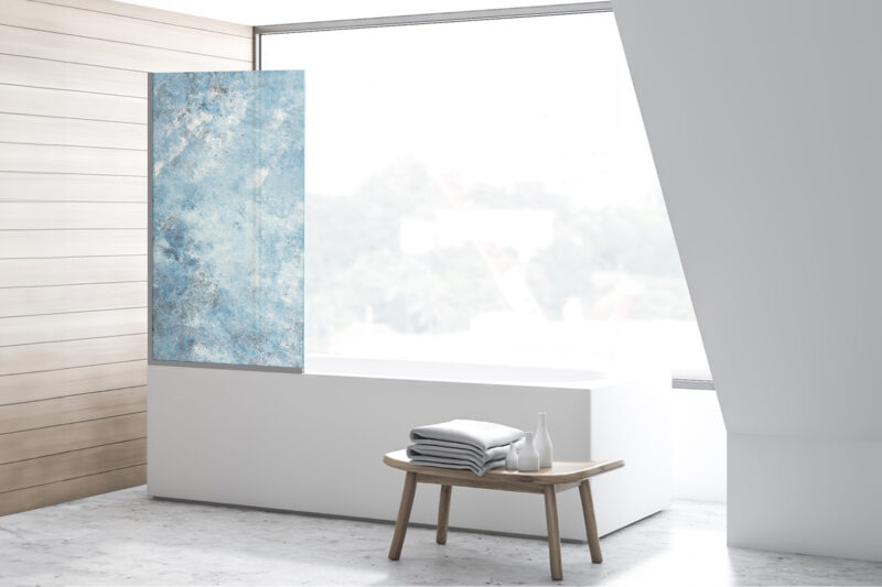 Badezimmerglas_Ice-Dream_80x140 Duschtrennwand für Badewannen Ice Dream