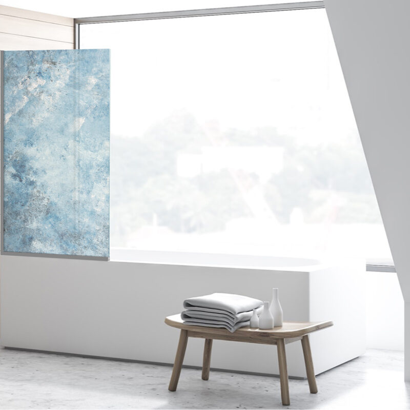 Badezimmerglas_Ice-Dream_80x140 Duschtrennwand für Badewannen Ice Dream