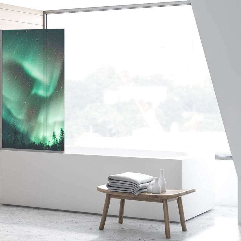 Duschtrennwand für Badewannen Nordlicht