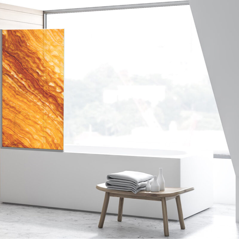 Duschtrennwand für Badewannen Onyx