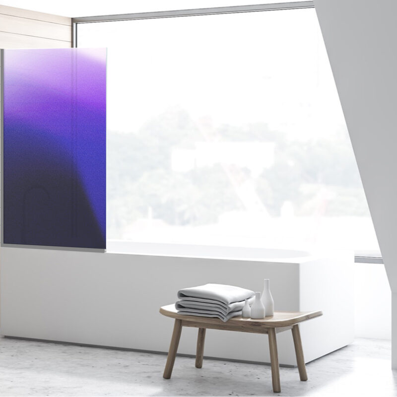 Badezimmerglas_Violet-Nightfall_80x140 Duschtrennwand für Badewannen Violet Nightfall