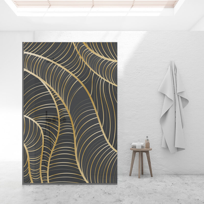 Duschtrennwand für Walk-in Duschen Golden Lines