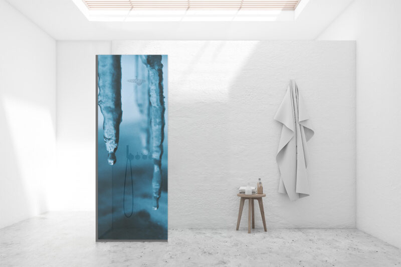 Duschtrennwand_80x120_Eiszapfen Duschtrennwand für Walk-in Duschen Eiszapfen