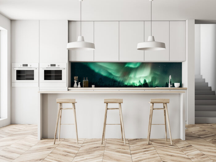Küchenrückwand Nordlicht
