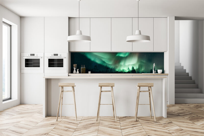 Küchenrückwand Nordlicht