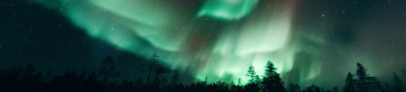 Küchenrückwand Nordlicht